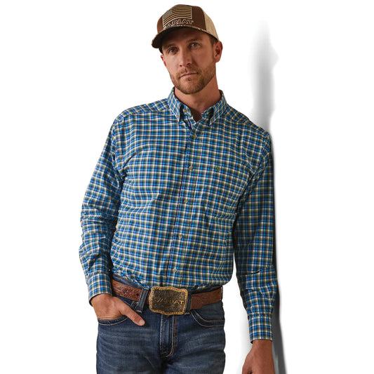 Ariat Pro Series Lincoln Classic Fit Shirt Blue