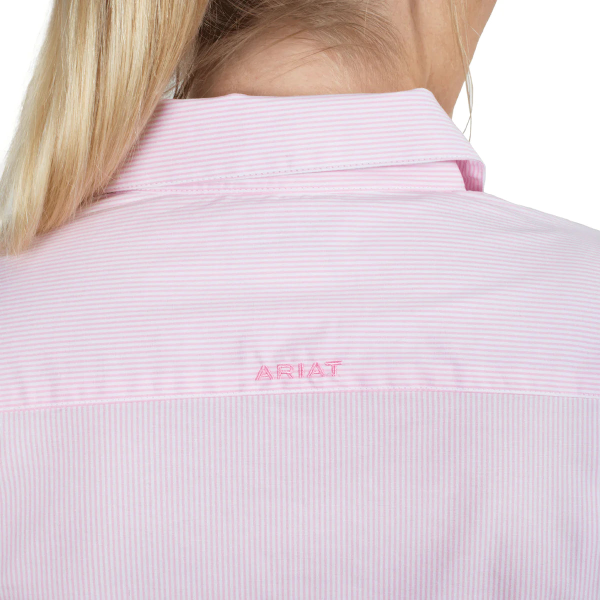 Womens Ariat Kirby Stretch Shirt Pink Stripe