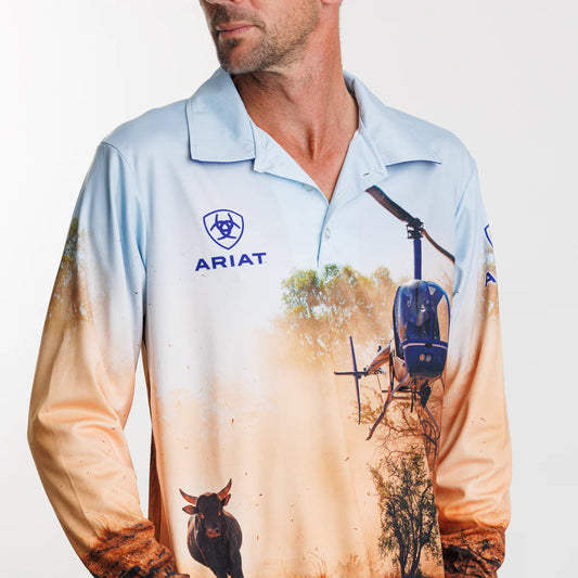 Ariat Unisex Fishing Shirt Helimuster
