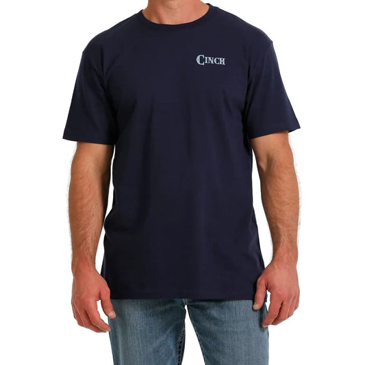 Cinch Men's Denim Navy T-Shirt