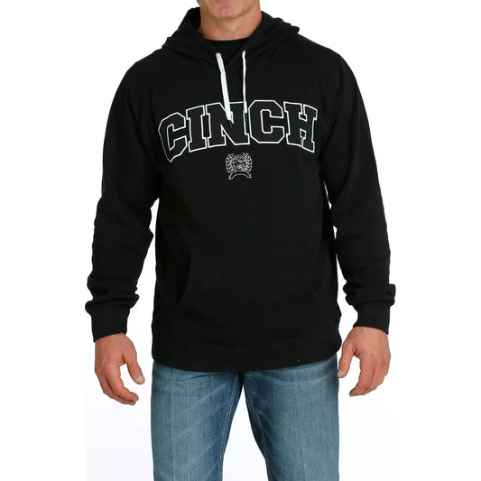 Cinch Men's Logo Hooded Sweatshirt Black