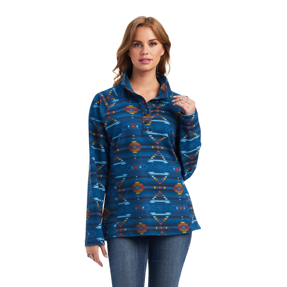 Ariat Women's REAL Comfort Sweatshirt Juniper Print