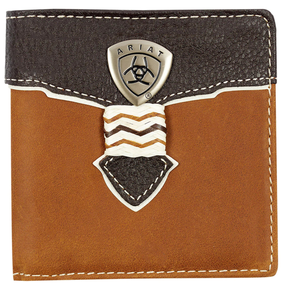 Ariat Bi-Fold Wallet (WLT2109A) Brown