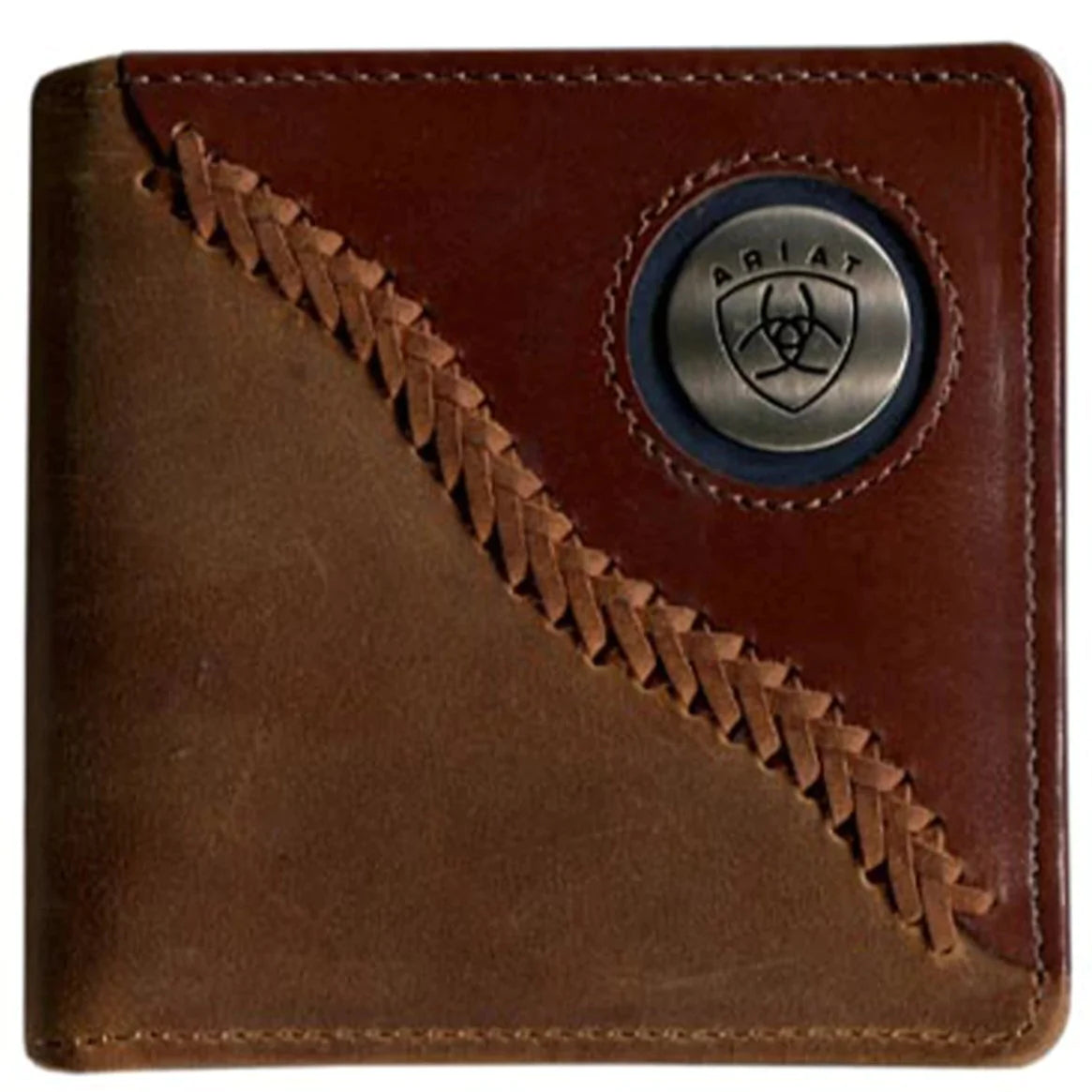 Ariat Bi-Fold Wallet (WLT2113A) Dark Tan